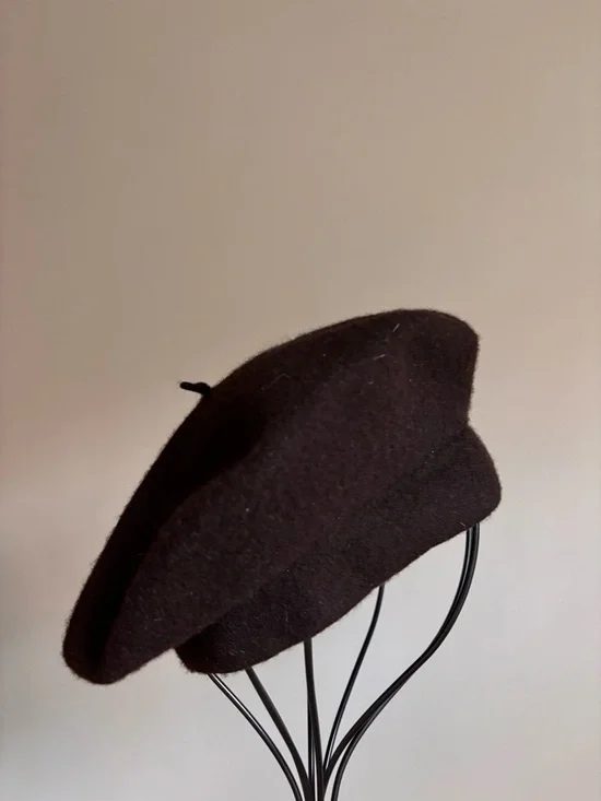 Vintage Sonia Rykiel Brown Beret - Picture 2 of 6